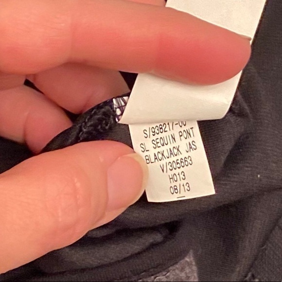 OLD NAVY Sequin Blackjack Little Black Dress Nice! - Picture 5 of 5